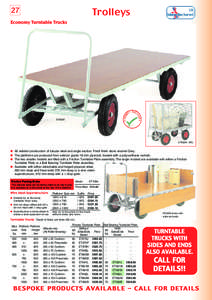 Trolleys  27 Economy Turntable Trucks