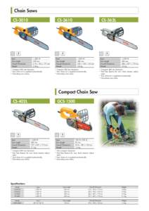 Chain Saws CS-3010 CSAuto oil