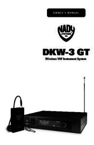 Nady Systems /  Inc. / Telecommunications engineering / Warranty / Nady / TRS connector / Uninterruptible power supply / Wireless / Transmitter / Technology / Electronic engineering / Contract law