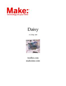 Daisy v1.4 Mayteuthis.com makezine.com