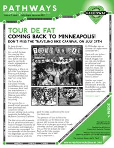 A NEWSLETTER OF THE MIDTOWN GREENWAY COALITION  Tour de Fat Coming Back to Minneapolis!