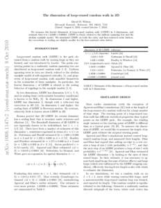 The dimension of loop-erased random walk in 3D