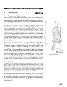 SCOTTSDALE TRAILS MASTER PLAN: ON THE RIGHT TRAIL  I. INTRODUCTION