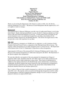 Protected areas of the United States / Conservation in the United States / Bureau of Land Management / United States Department of the Interior / Wildland fire suppression / National Landscape Conservation System / Wilderness Act / Public land / Wilderness / Environment of the United States / Land management / United States