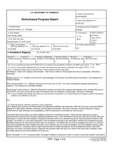 U.S. DEPARTMENT OF COMMERCE  2. Award Or Grant Number[removed]M09035