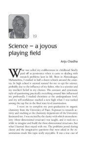 19  Science – a joyous