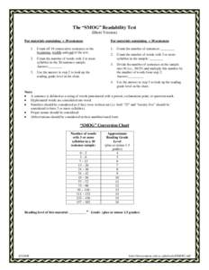 Microsoft Word - SMOG tool.doc