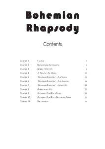 Bohemian Rhapsody Contents