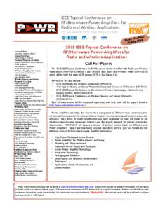 RF power amplifier / Technology / Electronics engineers / Ke Wu / IEEE Transactions on Terahertz Science and Technology / Electronic engineering / Engineering / Institute of Electrical and Electronics Engineers