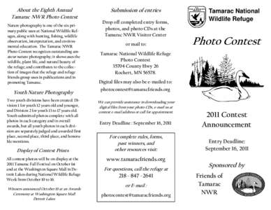 2011 Tamarac NWR Photo Contest FinalRevised.pub