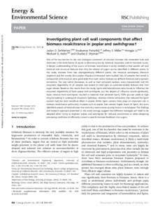 Energy & Environmental Science View Article Online Published on 08 JanuaryDownloaded by University of California - Riverside on:22:53.