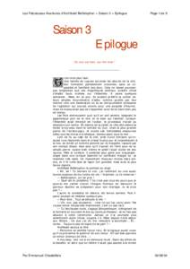 Les Fabuleuses Aventures d’Archibald Bellérophon > Saison 3 > Epilogue  Page 1 de 9 Saison 3 Epilogue