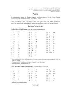 Arabic alphabets / Cyrillic alphabets / Latin alphabets / Pashto / Pashto alphabet / BGN/PCGN romanization / Romanization / Arabic script in Unicode / Kazakh alphabets / Romanization of Persian
