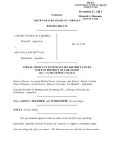FILED United States Court of Appeals Tenth Circuit December 17, 2012 PUBLISH