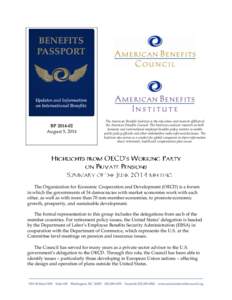 BPAugust 5, 2014 The American Benefits Institute is the education and research affiliate of the American Benefits Council. The Institute conducts research on both domestic and international employee benefits pol