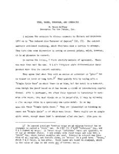 TINE, TAXES, TJRNOVER, AND INTENS ITY  M. Mason Gaffney Resources for the Future, Inc. I welcome the occasion to discuss comments by Thomson and Goldstein