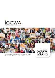 annual report promoting safety in our community  2013