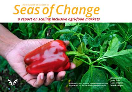 Seas of Change from islands of success to a report on scaling inclusive agri-food markets  Jim Woodhill