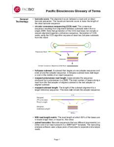 Pacific Biosciences Glossary of Terms.fm