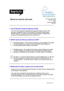 Financial Conduct Authority / Prudential plc / United Kingdom / Economy of the United Kingdom / Financial Ombudsman Service