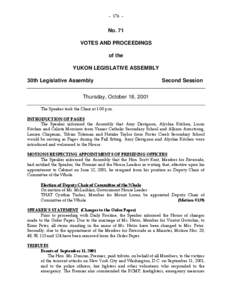 Pat Duncan / Speaker / Politics / Law / Speaker of the New South Wales Legislative Assembly / 39th Canadian Parliament / Government / 41st Canadian Parliament / Committee of the Whole