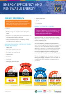 Sustainable building / Heating /  ventilating /  and air conditioning / Low-energy building / Sustainable architecture / Energy policy / Water heating / Energy Star / Renewable energy / House Energy Rating / Environment / Technology / Sustainability