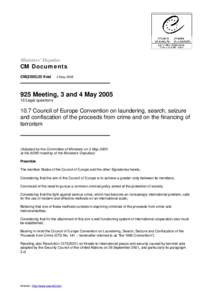 CMmeeting n° / full document title