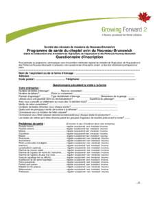 Microsoft Word - Flock Health Final QuestionnaireTemplate - Oct[removed]francais) (final).doc