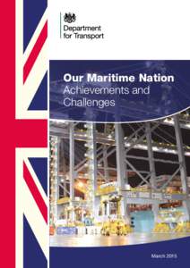 Our Maritime Nation Achievements and Challenges March 2015