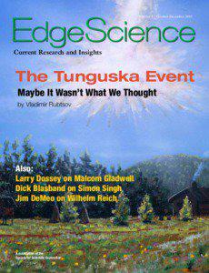 Edge Science Number 5  October–December 2010
