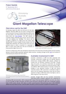 Australian Astronomical Observatory / Astronomy / Technology / Science / Telescopes / Giant Magellan Telescope / Steward Observatory