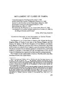 Union between Sweden and Norway / Majesty / American Samoa / Politics / Monarchy of the United Kingdom / Anglo-Iraqi Treaty / Cyprus Convention / Legal terms / Law / Arbitration