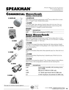 SPEAKMAN  400 Anchor Mill Rd., New Castle, DE 19720, USA[removed] | Fax: [removed]www.speakmancompany.com