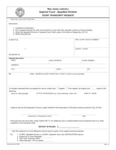 10504 Appellate Court Transcript Request