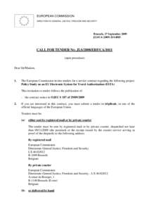 [removed]Invitation soumissionner tender EU ESTA (3).doc