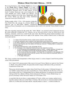 World War Victory Medal