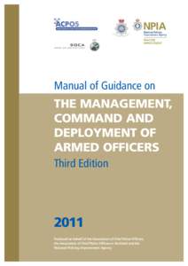 Manual of Guidance on  THE MANAGEMENT, COMMAND AND DEPLOYMENT OF ARMED OFFICERS