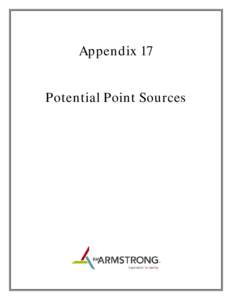 Appendix 17 Potential Point Sources AREA PERIMETER SUBCLASS CERCLIS ID SITE NAME