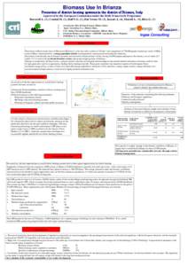 Bioenergy / District heating / Energy conservation / Cogeneration / Renewable energy / Biomass / Province of Monza and Brianza / CHP Directive / Micro combined heat and power / Energy / Technology / Environment