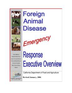 Veterinary medicine / Animal virology / Emergency management / Foot-and-mouth disease / Nims / Incident Command System