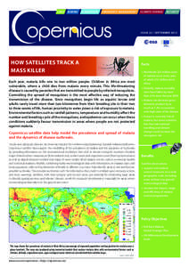 Spaceflight / Health / Remote sensing / Tropical diseases / AATSR / Envisat / Sentinel / ESurge / Mosquito / European Space Agency / Medicine / Malaria