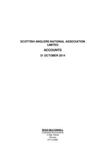 SCOTTISH ANGLERS NATIONAL ASSOCIATION LIMITED ACCOUNTS 31 OCTOBER 2014