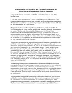 Addis Ababa / African Union / War in Darfur / Omar al-Bashir / United Nations Security Council Resolution / Sudan / International relations / Africa