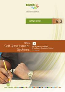 Handbook  topic 6 Self-Assessment Systems