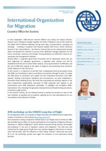 Demography / Human geography / Culture / International Organization for Migration / European Migration Network / Refugee