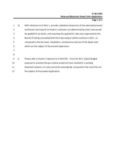 IC‐NLH‐002  Holyrood Blackstart Diesel Units Application  Page 1 of 1  1   Q. 