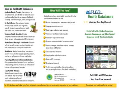Health Sled database brochure version 2