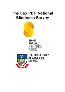 The Lao PDR National Blindness Survey Table of Contents  1. Introduction