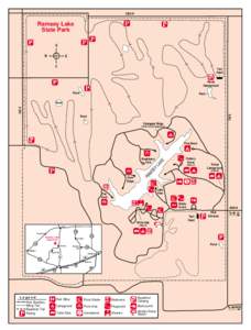 3050 N  Ramsey Lake State Park  Trail