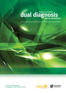 dual diagnosis Queensland Health clinical guidelines  co-occurring mental health and alcohol and other drug problems